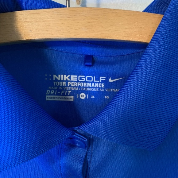 NIKE GOLF TOUR PERFORMANCE BLUE PULLOVER XL - Picture 4 of 6
